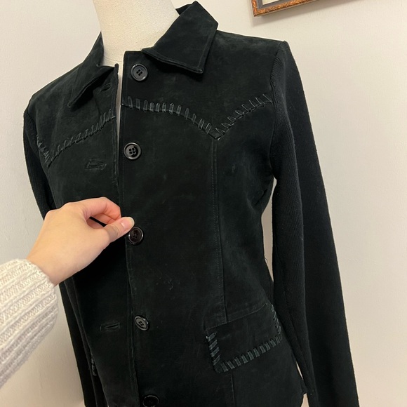 Suede patchwork jacket - Picture 4 of 5